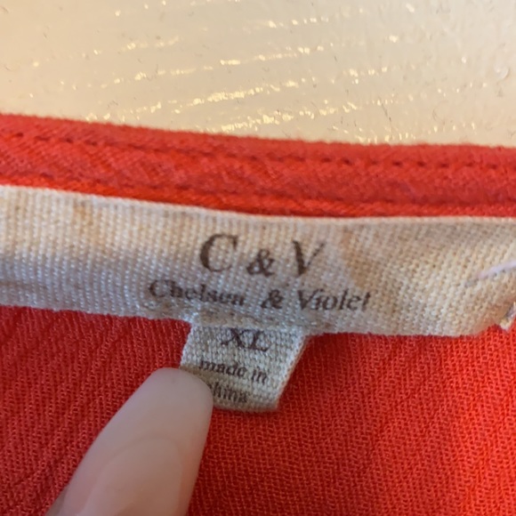 C&V ORANGE TOP - Picture 4 of 5